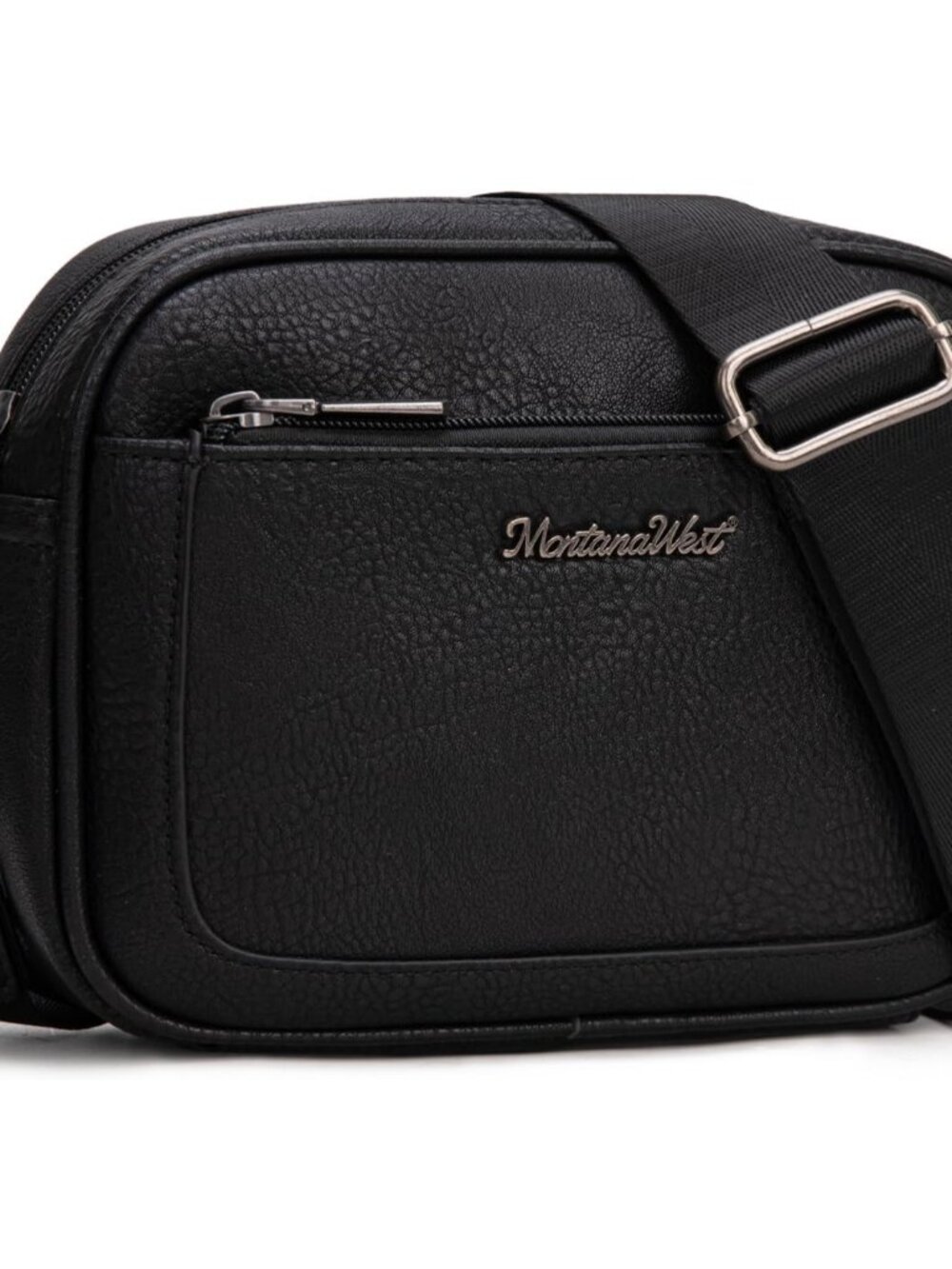 Crossbody Bags for Women Cow Print Purse Triple Zip Shoulder Handbags with Wide - Picture 1 of 7